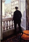 Gustave Caillebotte Young Man at his Window China oil painting reproduction